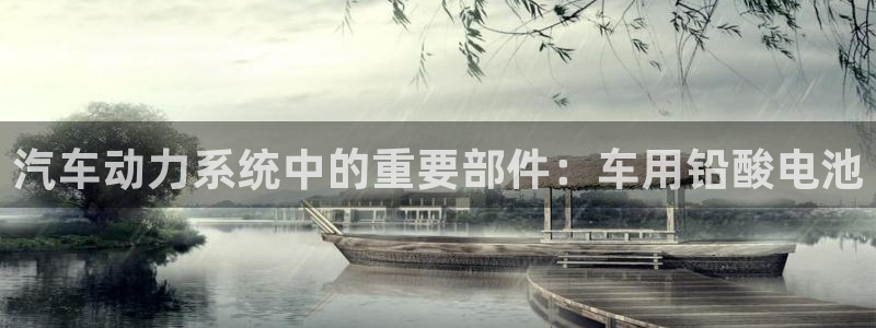 优发国际youfa966：汽车动力系统中的重要部件：车用铅酸电池