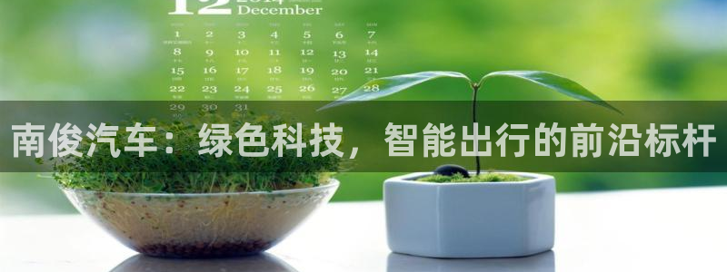 优发国际手机app下载安装最新版：南俊汽车：绿色科技，智能出行的前沿标杆