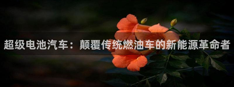 优发国际是合法的吗安全吗：超级电池汽车：颠覆传统燃油车的新能源革命者