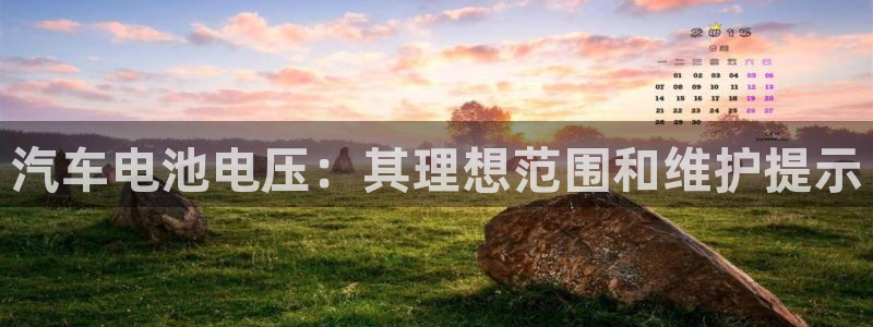 优发国际软件下载官网：汽车电池电压：其理想范围和维护提示